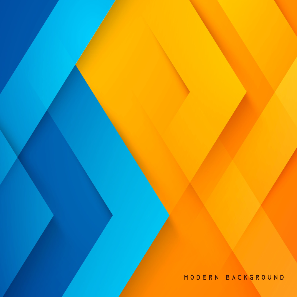 پس زمینه آبی و نارنجی پویا انتزاعی(abstract dynamic blue orange background)