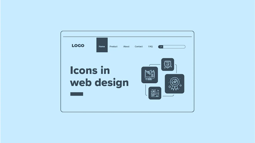 اهمیت آیکون ها در طراحی وب سایت