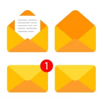 آیکون‌های ایمیل با 4 طرح متنوع
