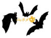 نقاشی خفاش هالووین