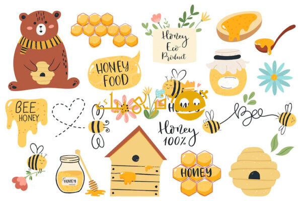 تصاویر مختلف عسل