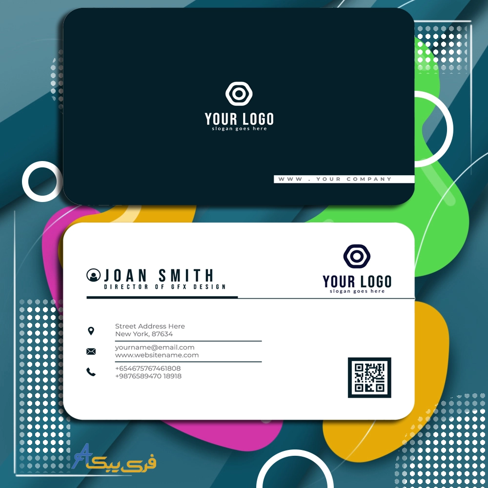 طراحی کارت ویزیت مدرن(Modern business card design)