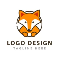 طراحی لوگوی ساده روباه