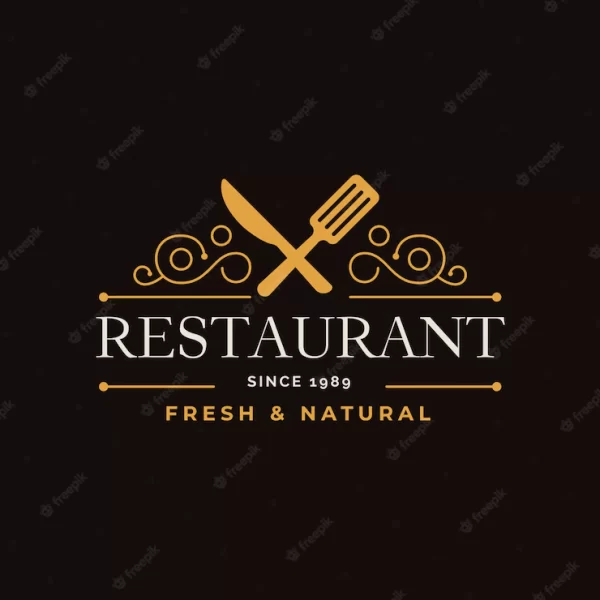 لوگوی رستوران رترو