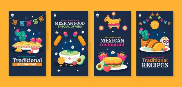 استوری های اینستاگرام رستوران مکزیکی
